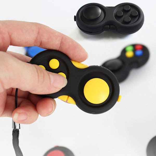 Handhållen Stress Relief Fidgets Pad Lätt att bära Lätta antistressleksaker Presenter för vuxna barn Red