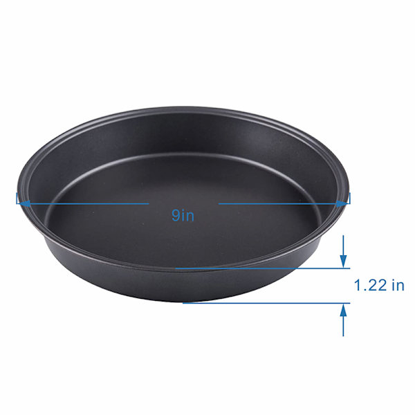 6/7/8/9 tum non-stick pizzapanna ugn Bakplåtar Tårtform Mikrovågsugn Form Tallrik Köksredskap 8inches