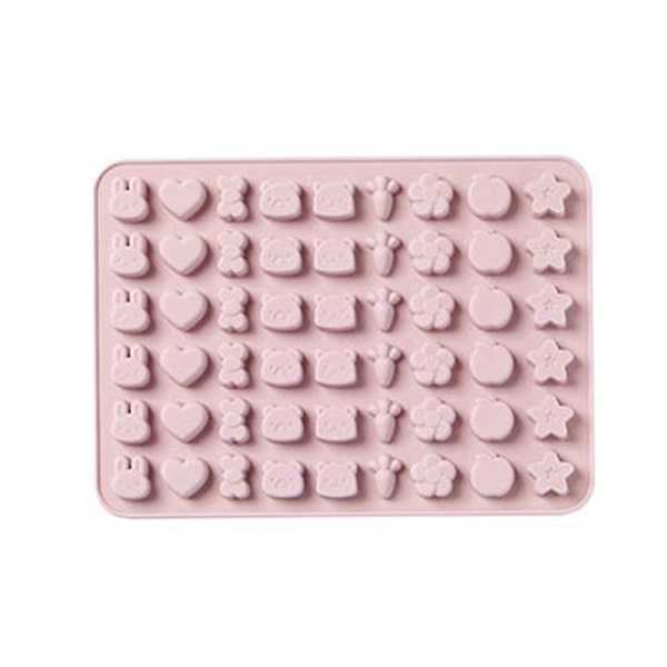 Tecknad söt form DIY Isbricka Choklad Form Bakverktyg för köksbakning Pink Fruit Alliance