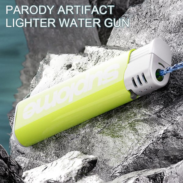 Simulering Mini Lighter Watergun Leksak Lustiga sprutar Vattenleksaker För fester Spratt Red