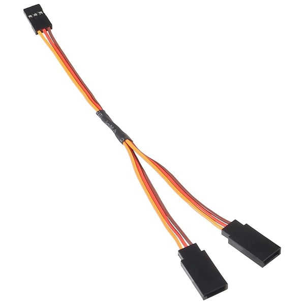 30-kärnig/60-kärnig servoförlängningskabel Y-kabel hane till hona förlängningsledningar för R C-helikoptrar 60 Core Brown 10cm