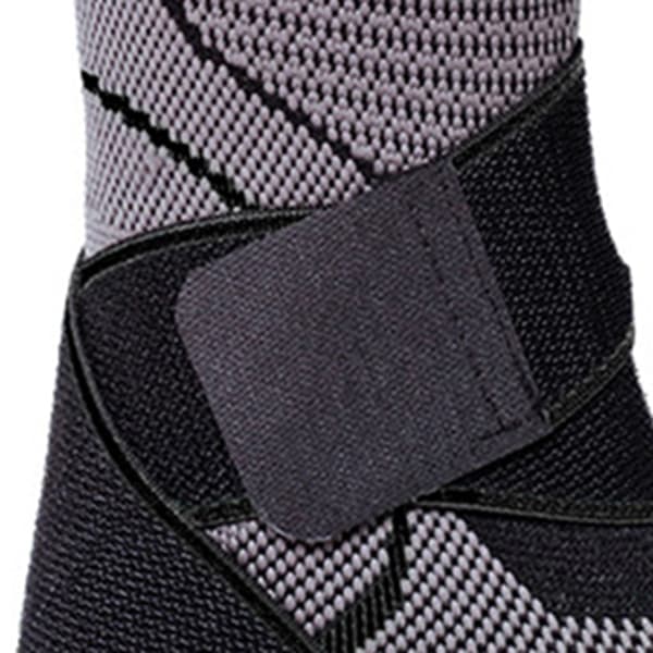 Sport Ankel Brace High Elastisk Kompression Ankel Support Andas Bekväm Ankel Stabilizer Black