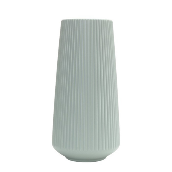 Okrossbara plastvaser Enkelt blomsterarrangemang Behållare Hemmakontor Desktop Modern inredning Nyskapande Dekorativ White