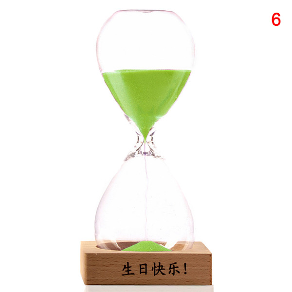 Timglas Sand Timer Sand Klocka Timers för rum Kök Office Decor Time Management Tool 3
