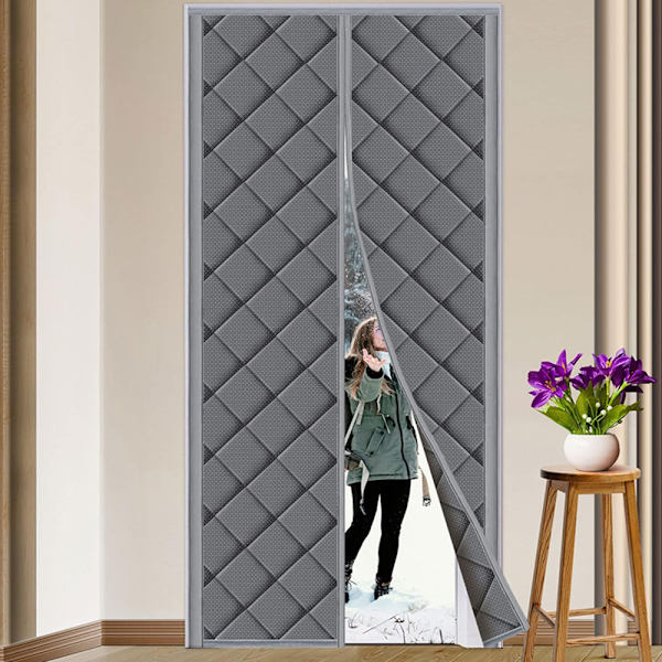 Vinter Sovrum Skiljegardin Vattentät Slitstark Skiljeväggsdörr Duk För Hus 80x210cm
