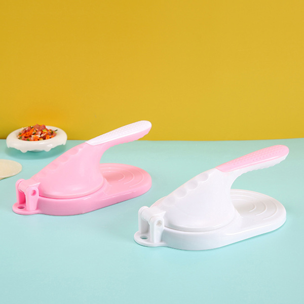 DIY Dumpling Skin Maker Hushållsmanual Snabbpress Dumpling Skin Mall Orange 3PCS