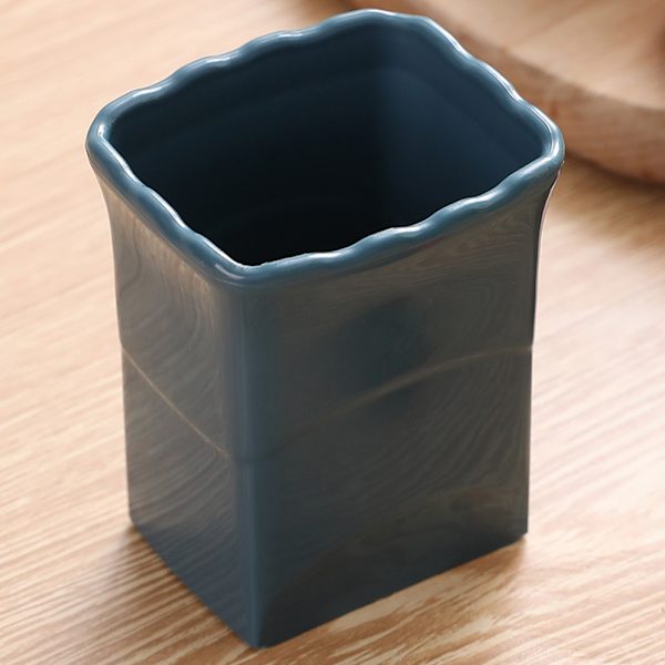 Press Typ Fruktskärverktyg Gör-det-själv-fatdekoration Sniderverktyg Jordgubbsskärverktyg Dark Blue