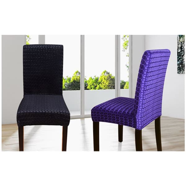 2021 nya dekorativa stolsöverdrag Solid Stretch cover Dammtät Hem Restaurang Vardagsrum Cover Gray
