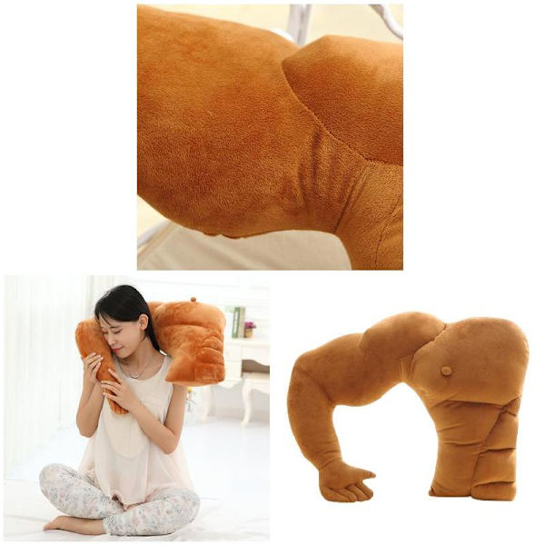Sovkram Pojkvän Kudde Stor Muskulös Arm Uppstoppad Muscle Lovely For Home L
