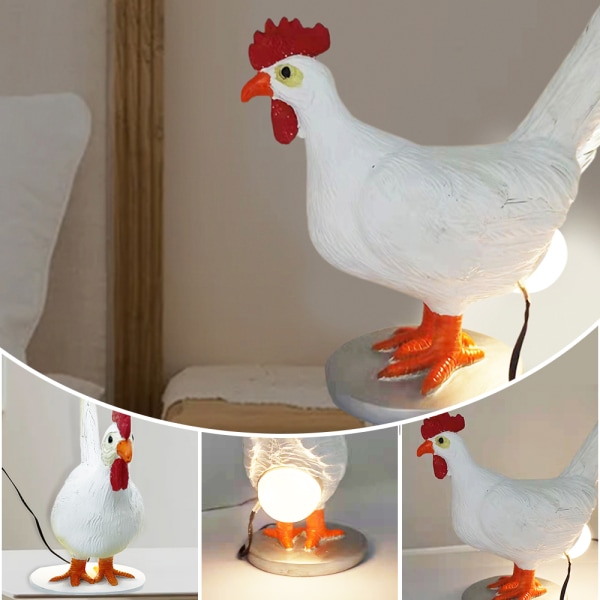 Kycklinglampa Intressant Äggljus Simulerad Djurstil Dekoration För Hus