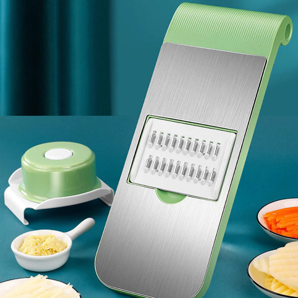 Multifunktion grönsaksskärare Säkerhet Potatisrädisa rivjärn Frukt Grönsaker Skärverktyg Set C