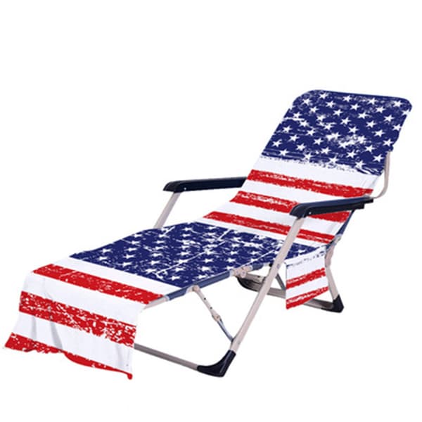 Cover med sidofickor Microfiber American Flag Old Tones Pattern Cover A9