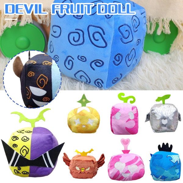 Demon fruktform plyschleksak Attraktiv personlig mjuk docka för festivalpresent Purple