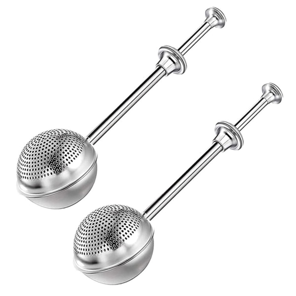 2/4 st Sockerarter Mjöl Siktare med handtag Mesh Baktillbehör 2pcs