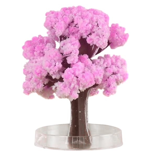 Magic växande träd papper Sakura Crystal Trees Desktop Cherry Blossom Leksaker