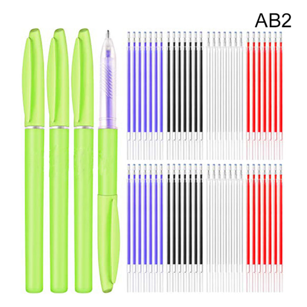 Värmeruderbar märkpenna Magic Secret Marker med refill bläck för tyg Läder kläder sömnad AB2
