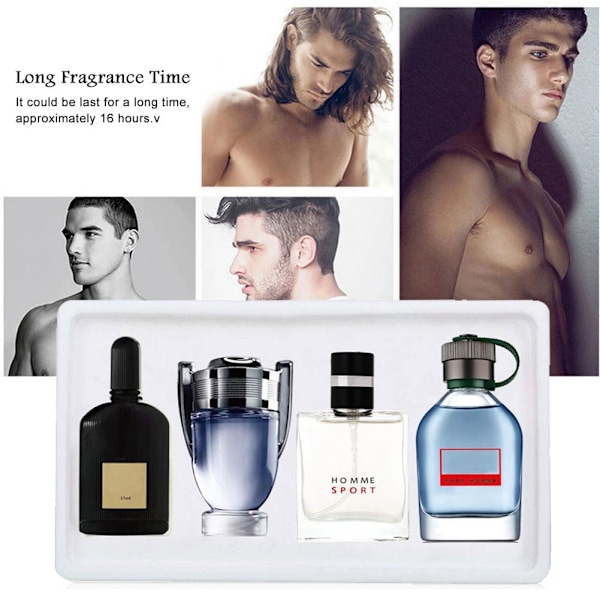 Herrar Parfym Cologne Set Uppfriskande Långvarig Lätt Doft Set För Dejting Present A