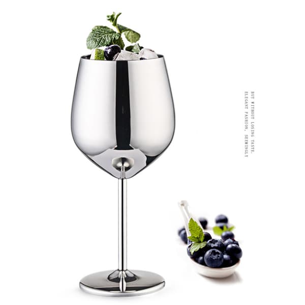 Bägare i rostfritt stål 500ml Silver