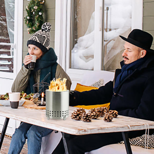 Mini bordsskiva Fire Pit spis Lätt att använda Grillar Tillbehör Lätt att använda Grillar Tillbehör Red