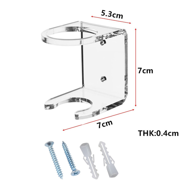 Baseball Förvaringsställ Väggmonterad Softbollhållare Bat Display Stand För Hem Transparent 2 Packs