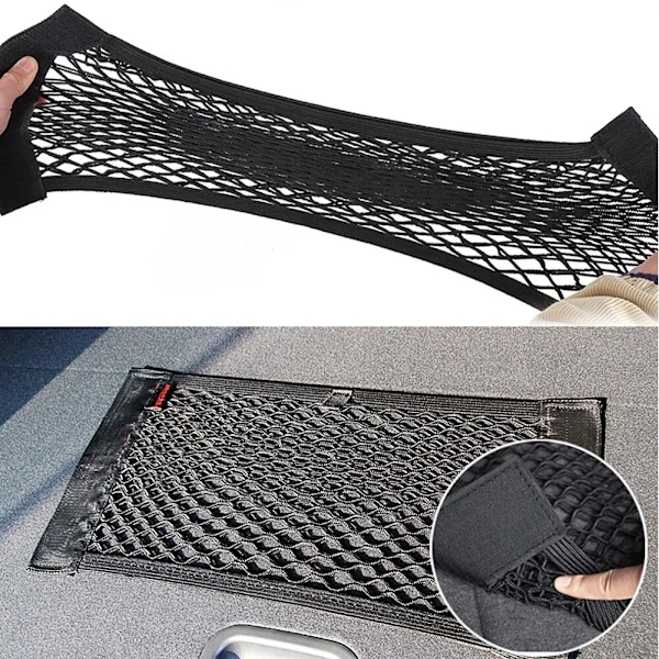 Universal Mesh Cargos Net för bil Enkel installation Bil förvaringsväska för bil RV Home 40x25cm