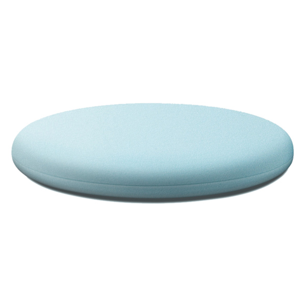 Rund Memory Foam -kudde Bekväm Andas Vadderad Cover Tvättbar matta För Hem Sovrum Vardagsrum Light Blue 35cm