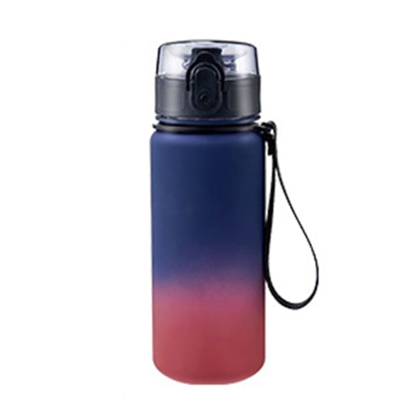 500ml/650ml/1000ml sportvattenkopp i plast Multifunktionell återanvändbar vattenkopp för fitness Blue Or Red 500mL