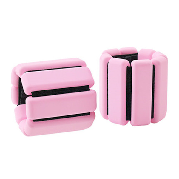 Handled Ankelvikter Armband för kvinnor män Justerbara Slitstarkt viktarmband för pilaträning Pink
