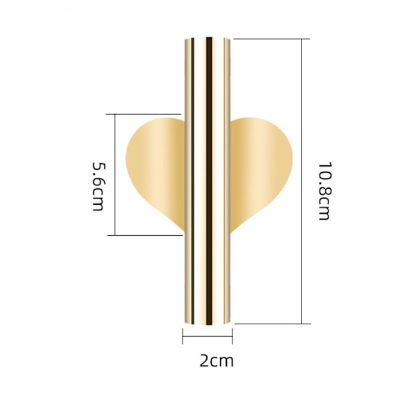 Blomsterarrangemang Tube Innovativ Vägg Blomma Guld Perforatin Gratis Vardagsrum Väggdekorationshänge Golden Round Bottom