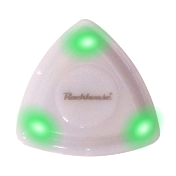 LED-gitarrspelande Pick Tool Personlig glödande gitarrplektrum Gitarrtillbehör Green Light Generation