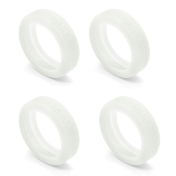 Resväskor Hjulskydd Silikon Tysta Skyddsöverdrag Bullerreducerande Anti-Scratch Resväskor Hjulskydd Glow pink 4pcs