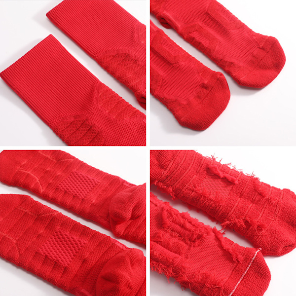 Athletic Cushioned Crew Moisture Control Strumpor för män Komfort för vandring Löpning White