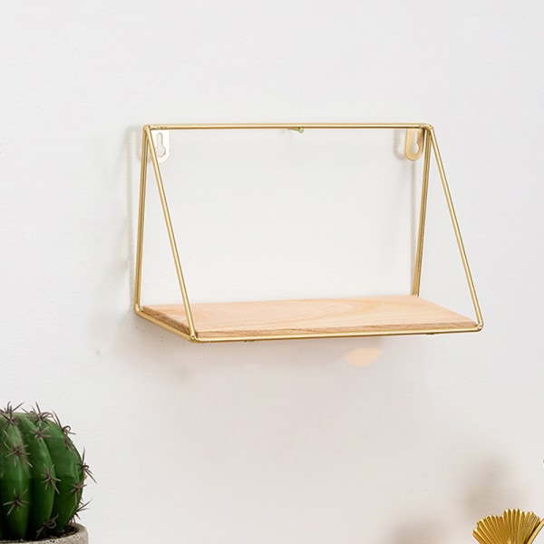 Multifunktion Nordic Light Lyx Vindjärn Geometrisk Väggdekoration För Hem Vardagsrum Square Ironwork Garland Pendant
