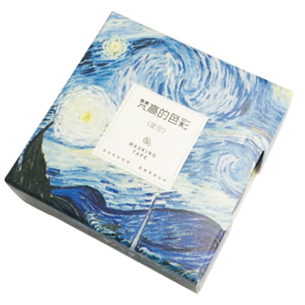 Washi Tape Scrapbooking Tillbehör Vacker självhäftande dekorativ tejp för presentförpackning anteckningsböcker A