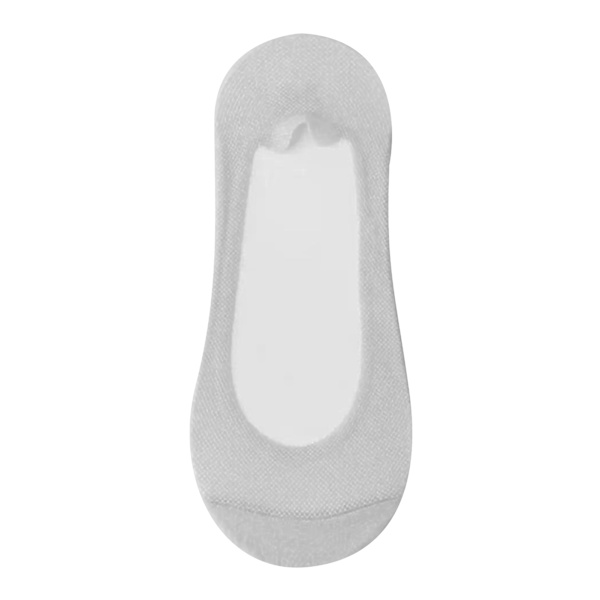 No Show Liner Strumpor för kvinnor Hudvänlig Bekväm strumpa för höga klackar Grey