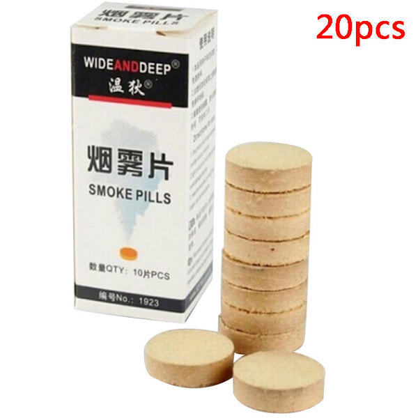 White Combustion Smoke Cake White Smoke Effect Bombfotograferingshjälpmedel 20 Pcs