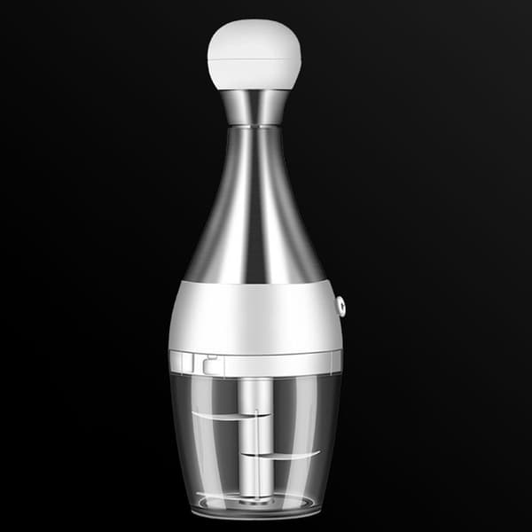 Sladdlös vitlökshackare Mini manuell ingefära grönsakskross Press för att hacka mat 280 ml blender 1 Set Agitator