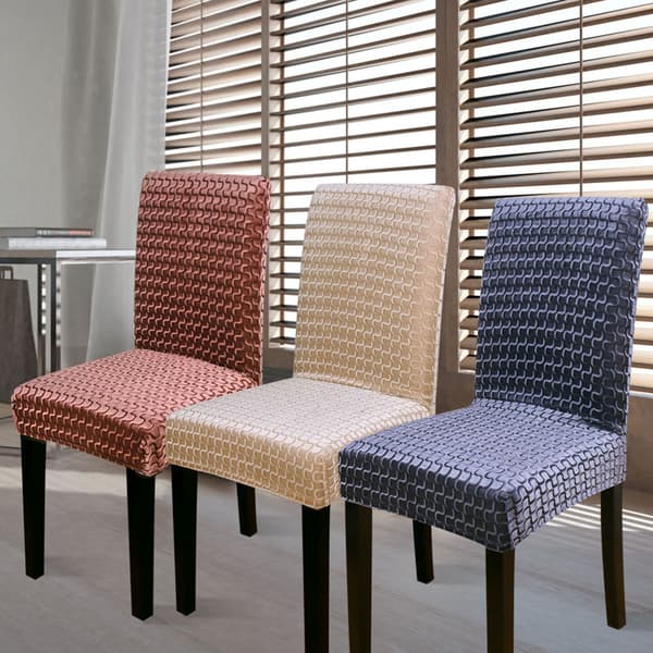 2021 nya dekorativa stolsöverdrag Solid Stretch cover Dammtät Hem Restaurang Vardagsrum Cover Coffee