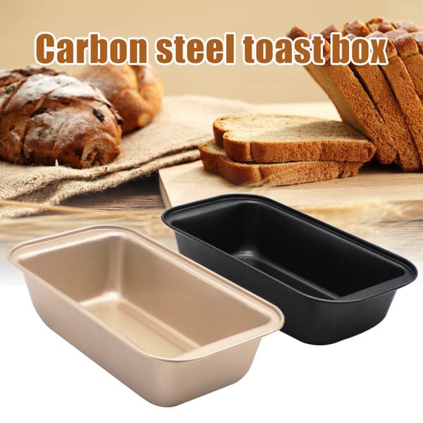 Loaf Bakpanna Multipurpose Non-stick Quick Release Tårta Bröd Rostat bröd Bakform Gold