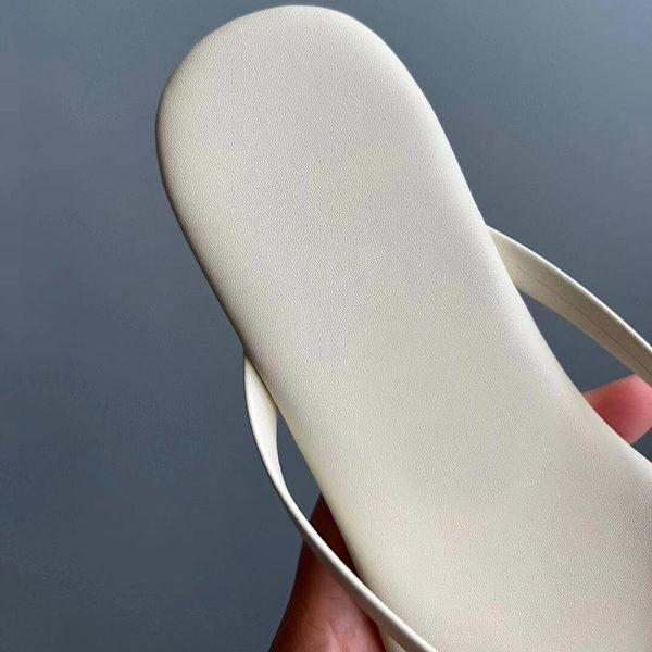 Varvastossut naisille Sandaalit Muoti Rento Slip On Pehmeät kesäkengät Yksivärinen Juhla Ranta Naisten Jalkineet Red 36