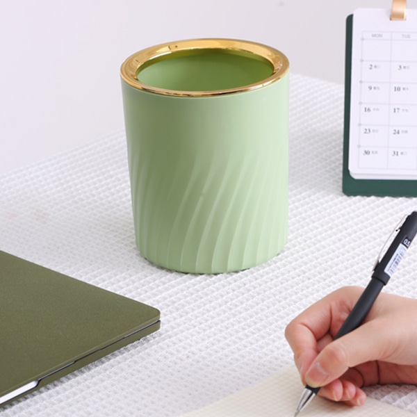 Creative Mini Desktop papperskorg Multipurpose kompakt soptunna för kontor White