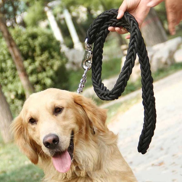 Hundhalsband Starkt dragrep koppel Dragrep Set Nylon Stort husdjursrep Produkt Yellow   Chocolate