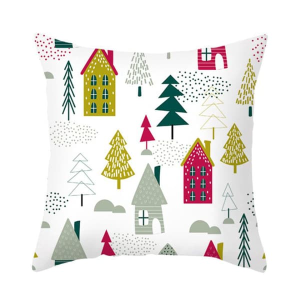 Kuddfodral Printed cover Heminredning Bomull Linne Kuddfodral Soffa Kuddar Kuddfodral E