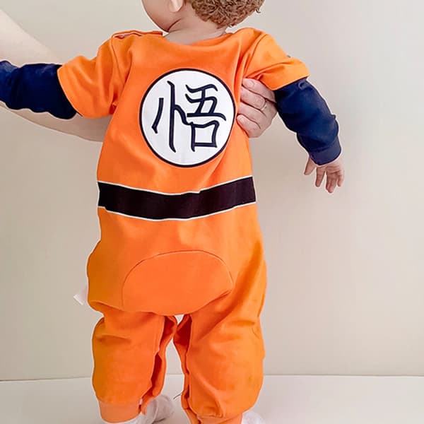 Barn Anime Jumpsuits Söta slitstarka sovkläder för dagligt bruk Long Sleeve 80