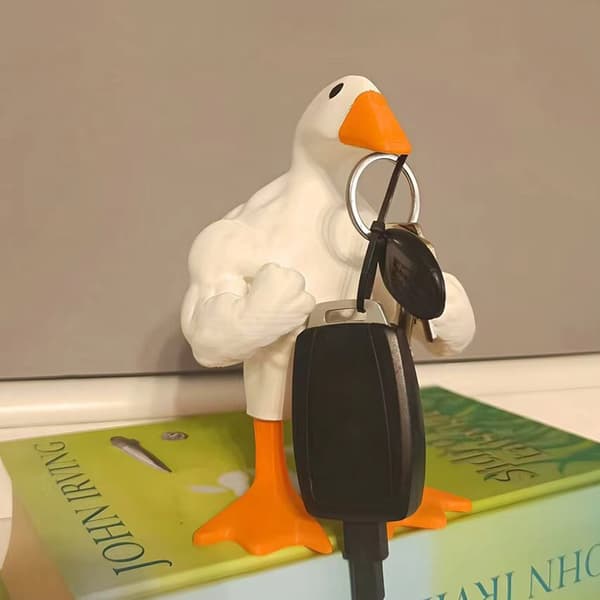 Buffs Ducks Figurin Prydnad Robust Slitstark Hantverk Inredning För Vardagsrum Sovrum Duck