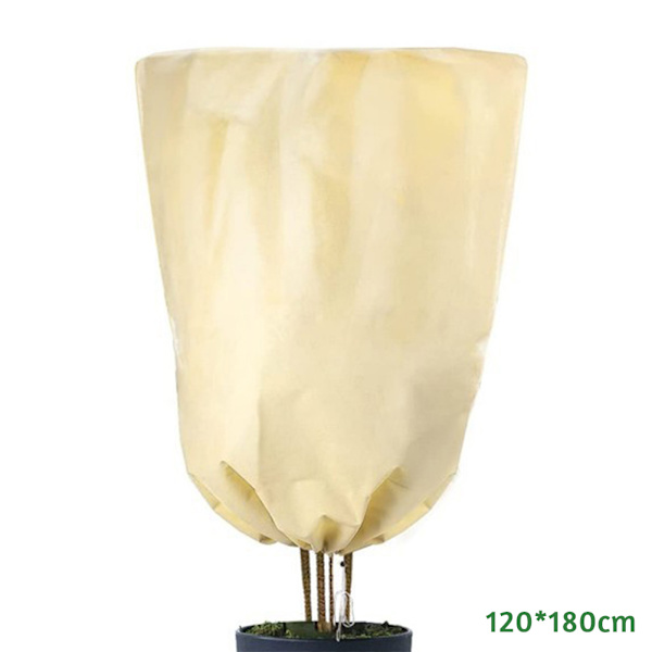 Förtjockade växtskyddsmedel Frostskydd Non-woven Fabric Plant Kyltåligt cover för krukväxter Yellow 120*180cm