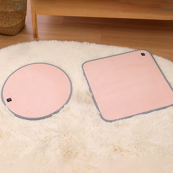 USB Elvärmefilt för husdjur Lätt vintervärmardyna för hundkattungar inomhus Pink 45x45cm