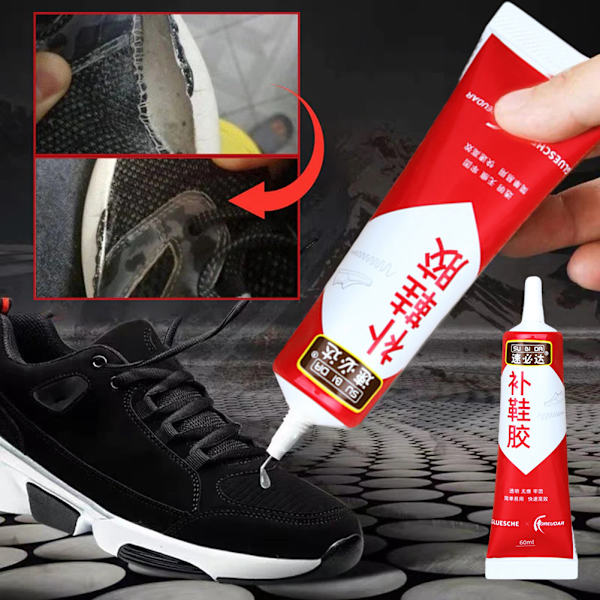Praktisk skoreparationslim Vattentäthet Enkelt att använda lim för sneakers med hög klack 3pcs