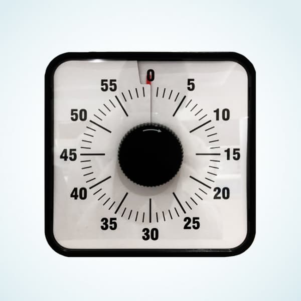 Visual Timer 60 Minuter Timing Set Back Ben Stativ Nedräkningstimer