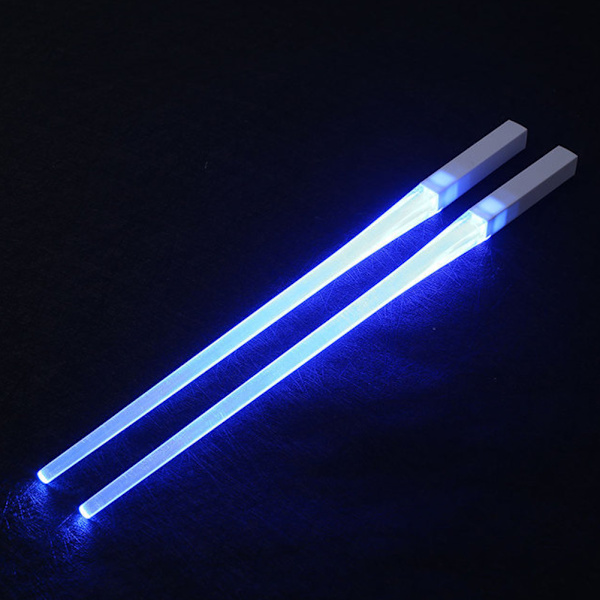 Ljussabel Ätpinnar Multipurpose Glödande Ätpinnar Ätpinnar Ljuspinnar Blue
